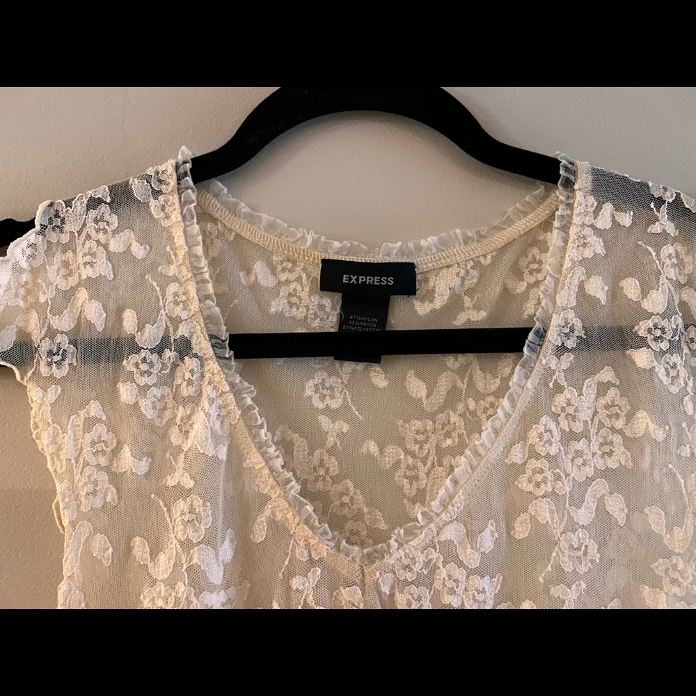 Gently used express lace